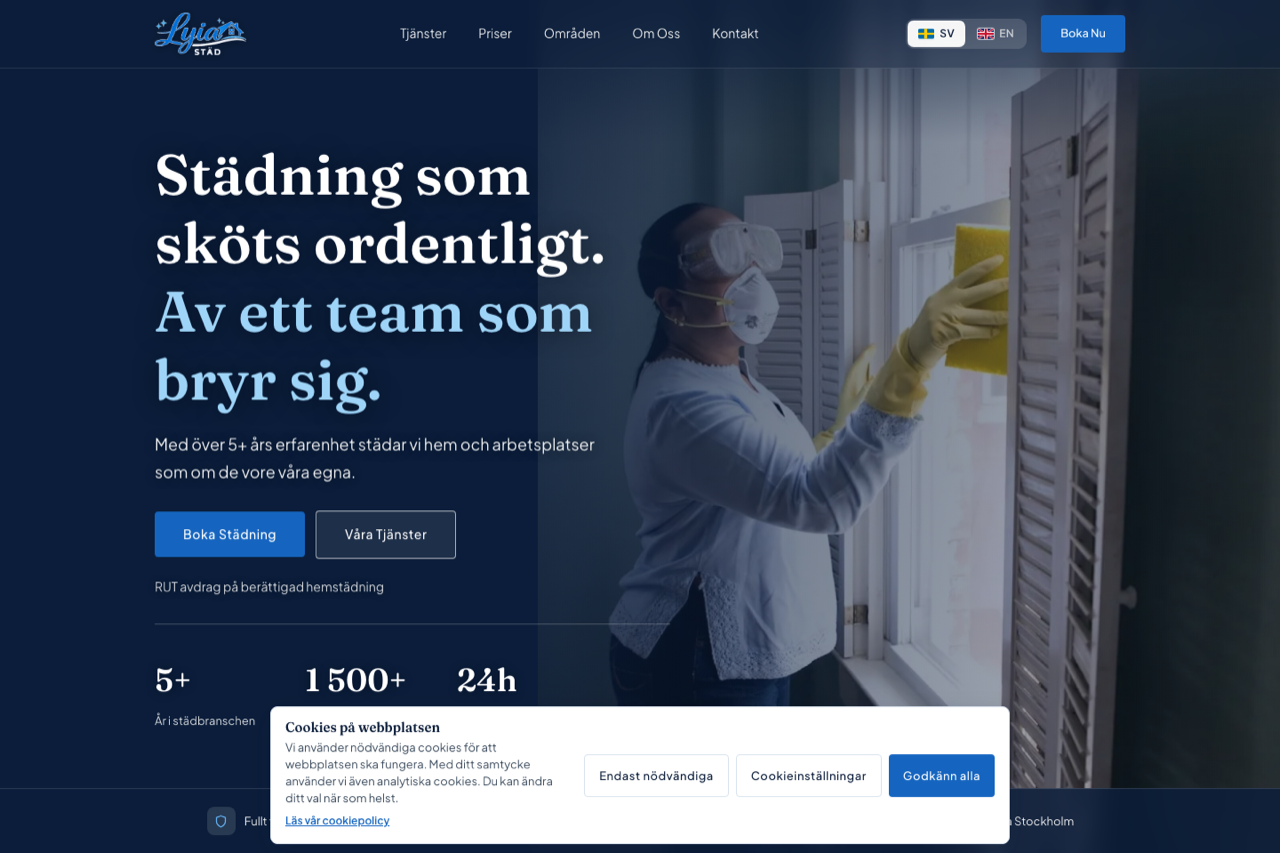 Lyia Städ live website preview